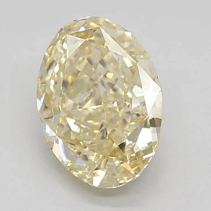 3.31ct Oval Lab Grown Diamond (Colour Fancy Intense Yellow, Clarity VVS2, IGI Certified)