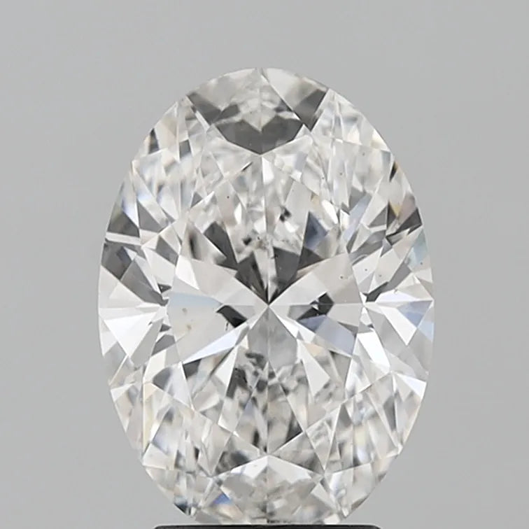 3.39ct Oval Lab Grown Diamond (Colour E, Clarity VS2, IGI Certified)
