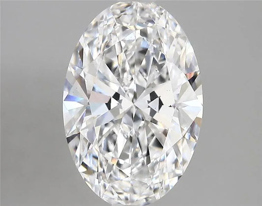 3.43ct Oval Lab Grown Diamond (Colour E, Clarity VVS2, IGI Certified)