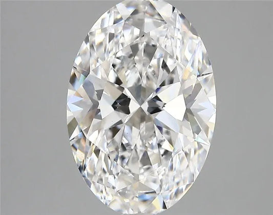 3.50ct Oval Lab Grown Diamond (Colour E, Clarity VS1, Cut EX, GIA Certified)