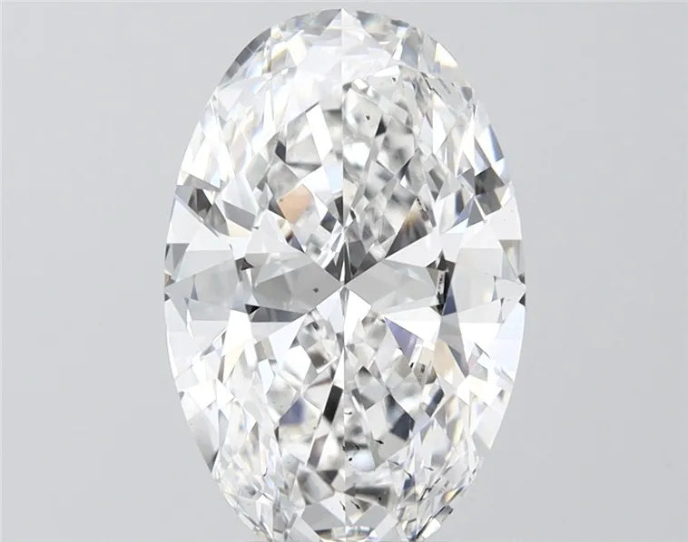 3.50ct Oval Lab Grown Diamond (Colour E, Clarity VS2, IGI Certified)