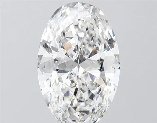 3.50ct Oval Lab Grown Diamond (Colour E, Clarity VS2, IGI Certified)