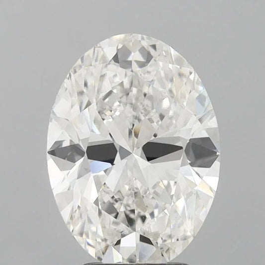 3.50ct Oval Lab Grown Diamond (Colour F, Clarity VVS2, IGI Certified)
