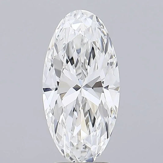 3.52ct Oval Lab Grown Diamond (Colour E, Clarity VVS2, IGI Certified)