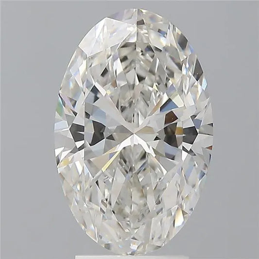 3.52ct Oval Lab Grown Diamond (Colour G, Clarity VVS2, IGI Certified)