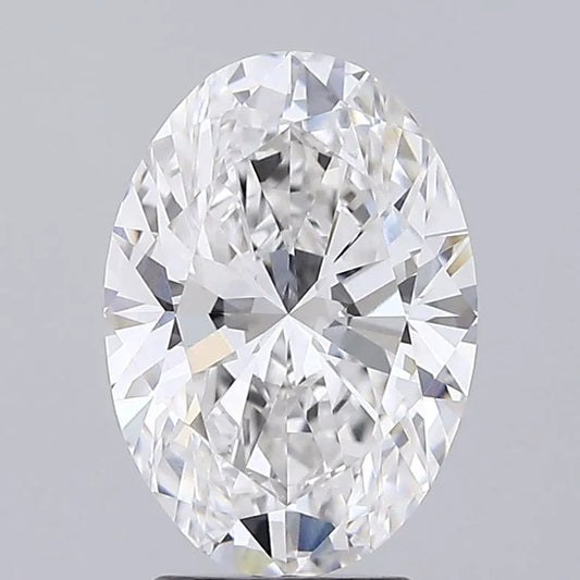 3.56ct Oval Lab Grown Diamond (Colour E, Clarity VVS2, IGI Certified)