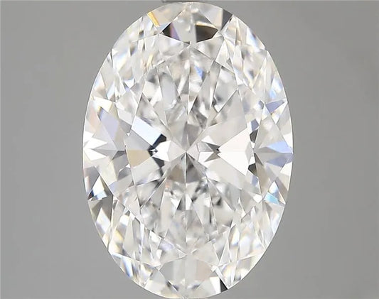 3.73ct Oval Lab Grown Diamond (Colour E, Clarity VVS2, Cut EX, IGI Certified)