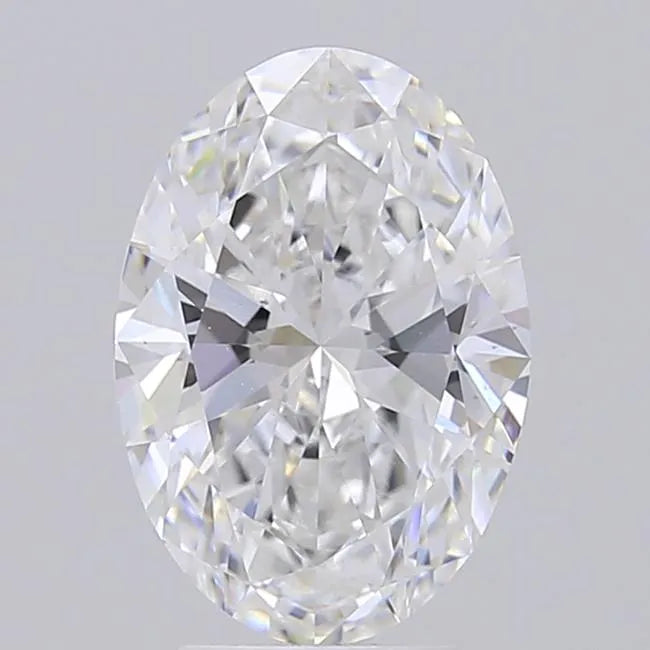 4.00ct Oval Lab Grown Diamond (Colour D, Clarity VS2, IGI Certified)