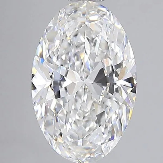 4.01ct Oval Lab Grown Diamond (Colour E, Clarity VVS2, IGI Certified)