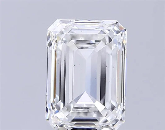 4.04ct Emerald Lab Grown Diamond (Colour E, Clarity VS2, IGI Certified)