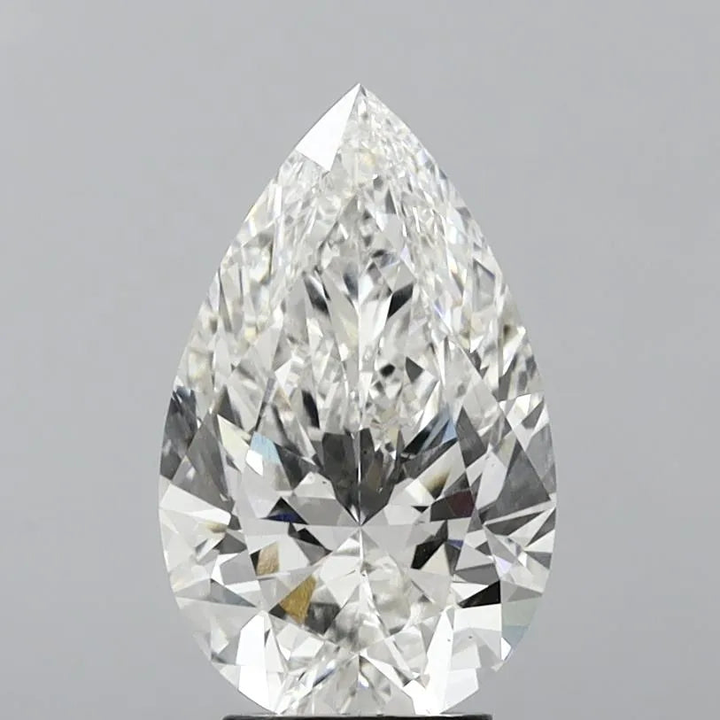 4.06ct Pear Lab Grown Diamond (Colour G, Clarity VS2, IGI Certified)