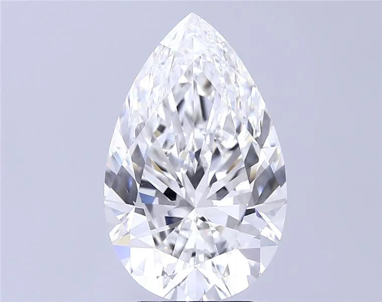 4.71ct Pear Lab Grown Diamond (Colour D, Clarity VVS2, IGI Certified)