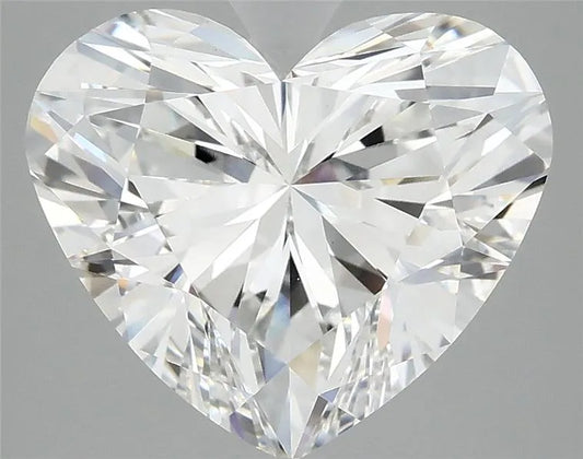 4.83ct Heart Lab Grown Diamond (Colour E, Clarity VVS2, IGI Certified)