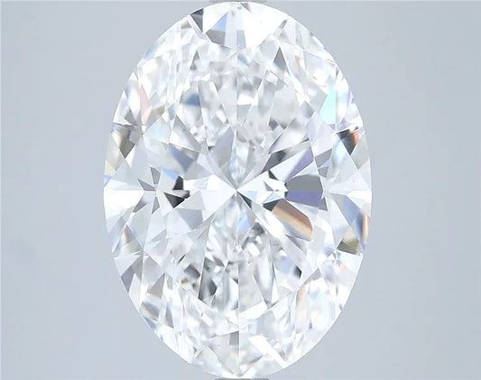 5.00ct Oval Lab Grown Diamond (Colour E, Clarity VS1, IGI Certified)