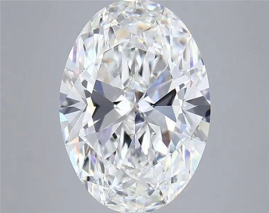 5.01ct Oval Lab Grown Diamond (Colour E, Clarity VVS2, IGI Certified)
