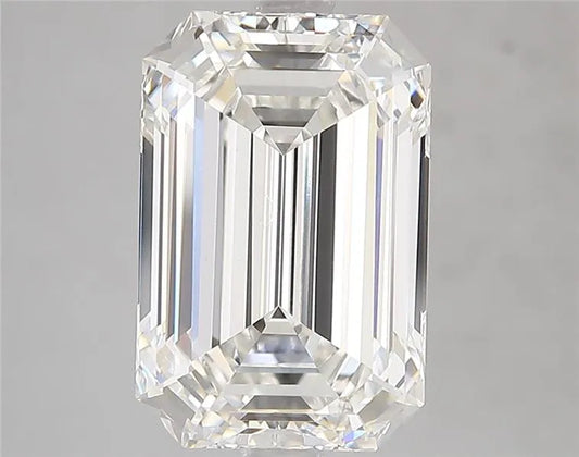 5.02ct Emerald Lab Grown Diamond (Colour G, Clarity VVS2, IGI Certified)