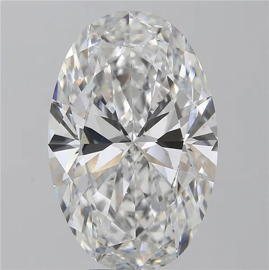 5.05ct Oval Lab Grown Diamond (Colour D, Clarity VS2, IGI Certified)