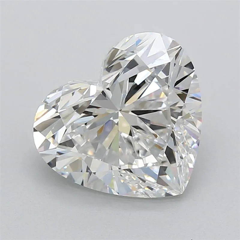 5.07ct Heart Lab Grown Diamond (Colour E, Clarity IF, IGI Certified)