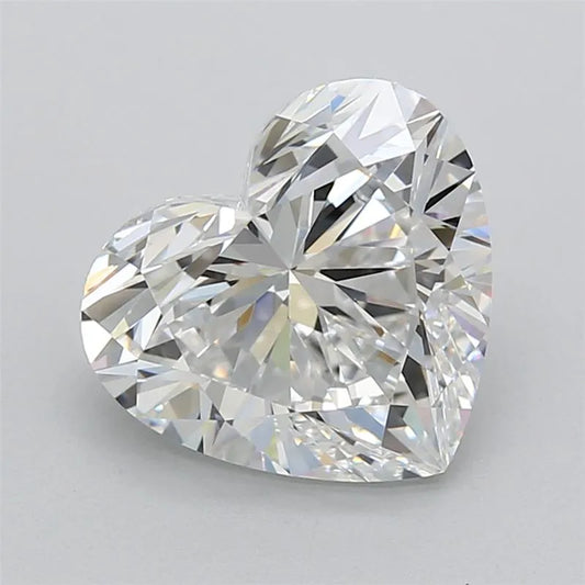 5.07ct Heart Lab Grown Diamond (Colour E, Clarity IF, IGI Certified)