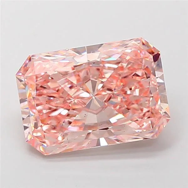 6.01ct Radiant Lab Grown Diamond (Colour Fancy Intense Pink, Clarity SI1, IGI Certified)
