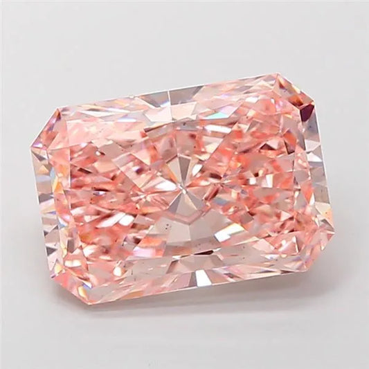 6.01ct Radiant Lab Grown Diamond (Colour Fancy Intense Pink, Clarity SI1, IGI Certified)