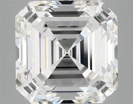 6.37ct Asscher Lab Grown Diamond (Colour F, Clarity VVS2, IGI Certified)