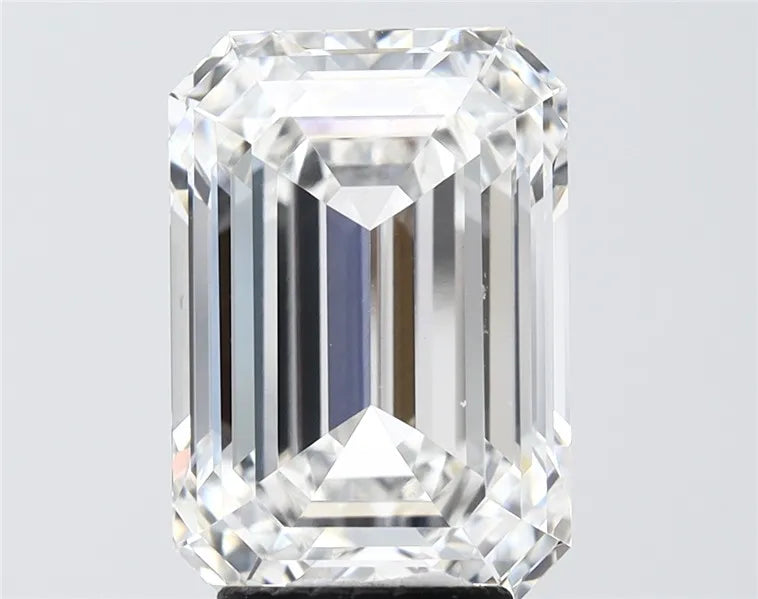 6.58ct Emerald Lab Grown Diamond (Colour F, Clarity VVS2, IGI Certified)