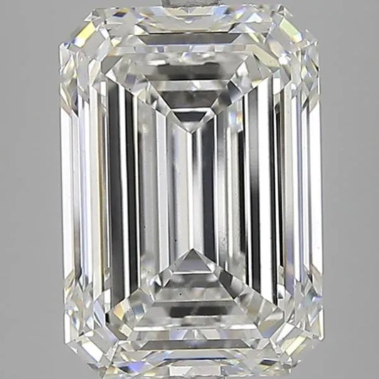 7.55ct Emerald Lab Grown Diamond (Colour E, Clarity VS2, IGI Certified)