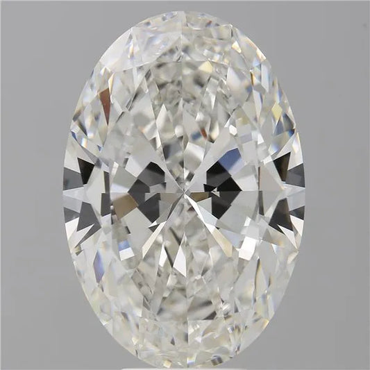 8.04ct Oval Lab Grown Diamond (Colour G, Clarity VVS2, IGI Certified)
