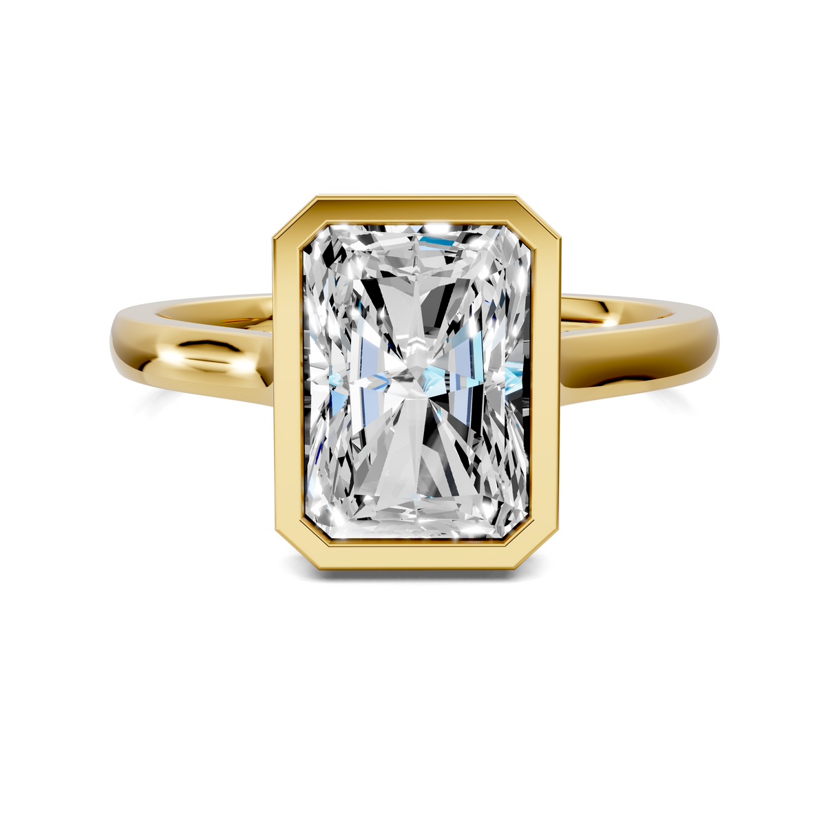 Madeline Hidden Halo with Pavé Bridge Ring