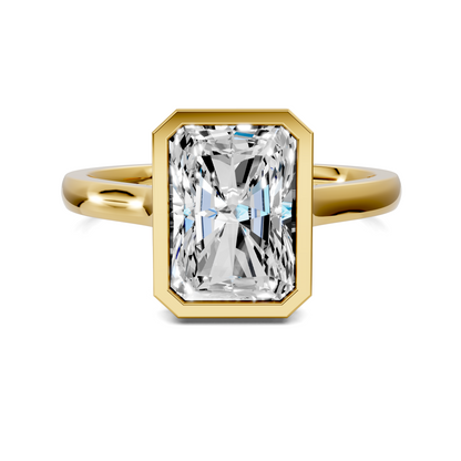 Madeline Hidden Halo with Pavé Bridge Ring