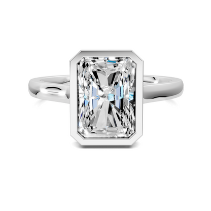 Madeline Hidden Halo with Pavé Bridge Ring