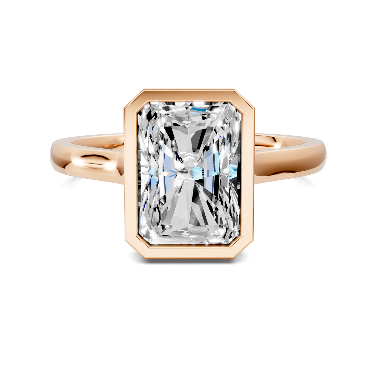 Madeline Hidden Halo with Pavé Bridge Ring