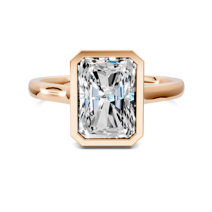 Madeline Hidden Halo with Pavé Bridge Ring