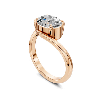 SERENA OVAL TWIST RING