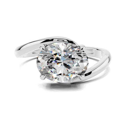 Aspen East West Bypass Engagement Ring
