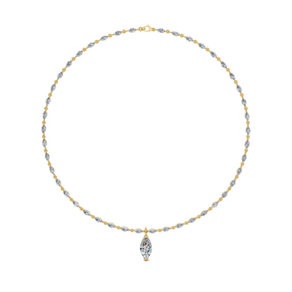 MARQUISE DROP NECKLACE