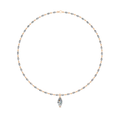 MARQUISE DROP NECKLACE