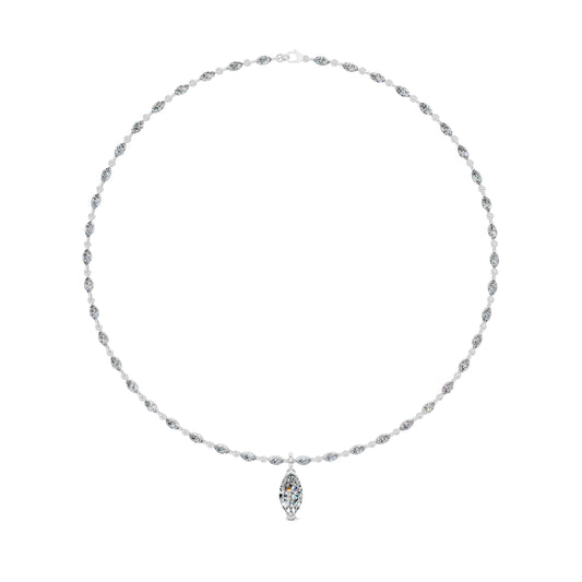 MARQUISE DROP NECKLACE