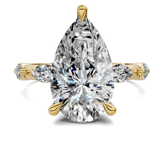 Lumina Marquise Accents Engagement Ring