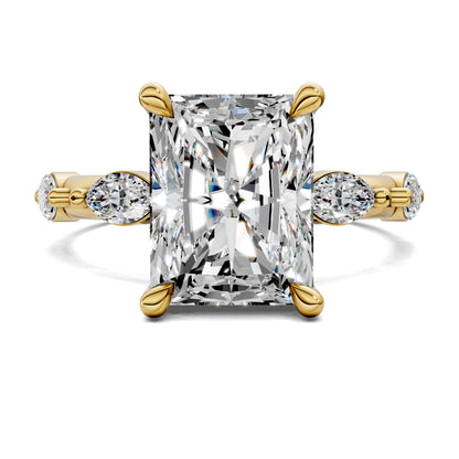 LUMINA RADIANT ACCENT DIAMOND RING