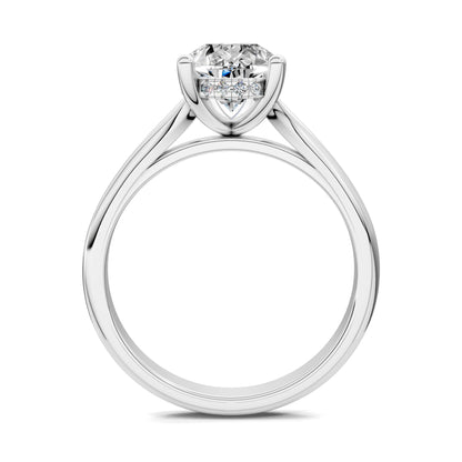 ELARA PEAR HIDDEN HALO RING
