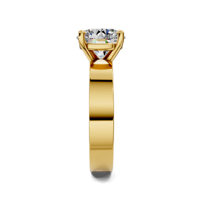 AUREA ROUND BOLD SOLITAIRE RING