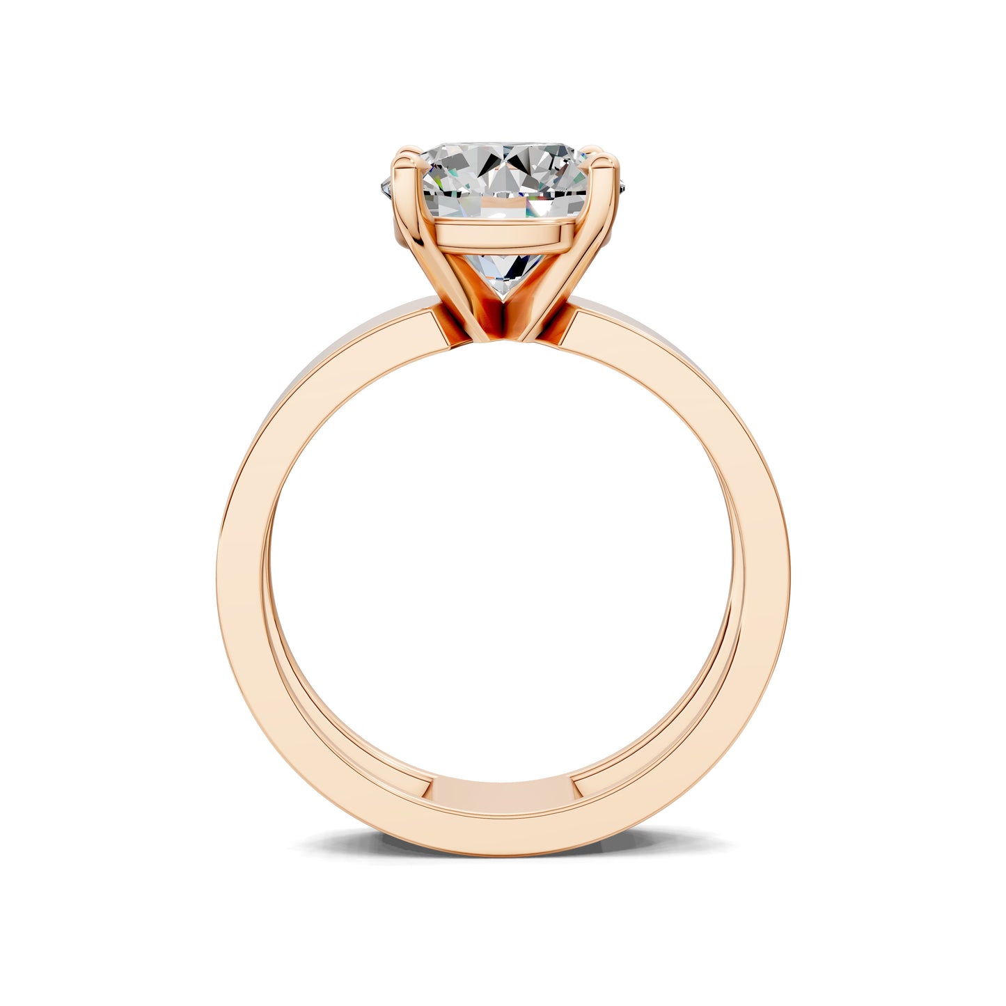 AUREA ROUND BOLD SOLITAIRE RING