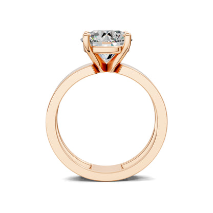 AUREA ROUND BOLD SOLITAIRE RING