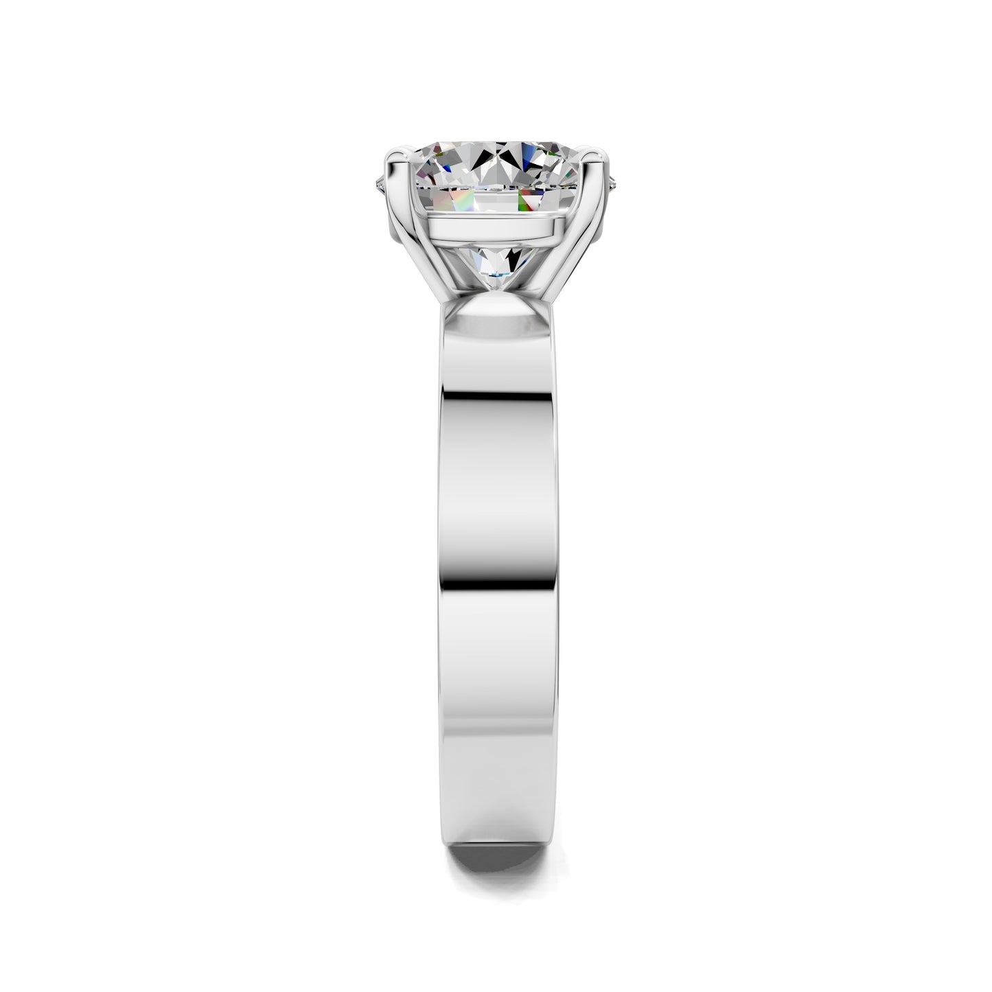 AUREA ROUND BOLD SOLITAIRE RING