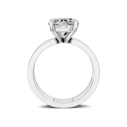 AUREA ROUND BOLD SOLITAIRE RING