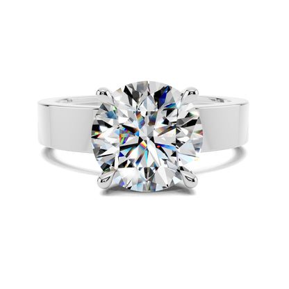 AUREA ROUND BOLD SOLITAIRE RING