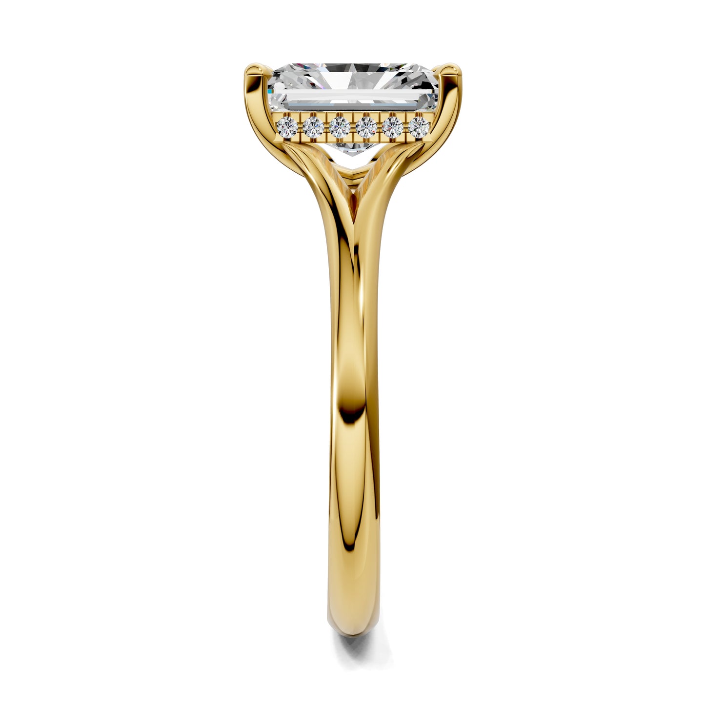 LUMINA RADIANT HIDDEN HALO RING