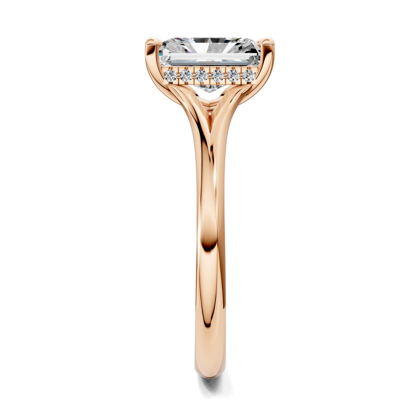 LUMINA RADIANT HIDDEN HALO RING